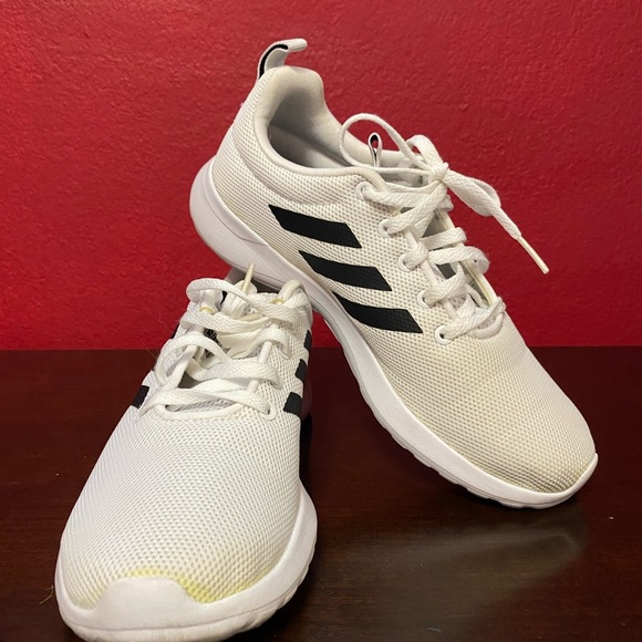 Adidas Womens Lite Racer Cloudfoam Running Shoe White Size 5 - Picture 1 of 8